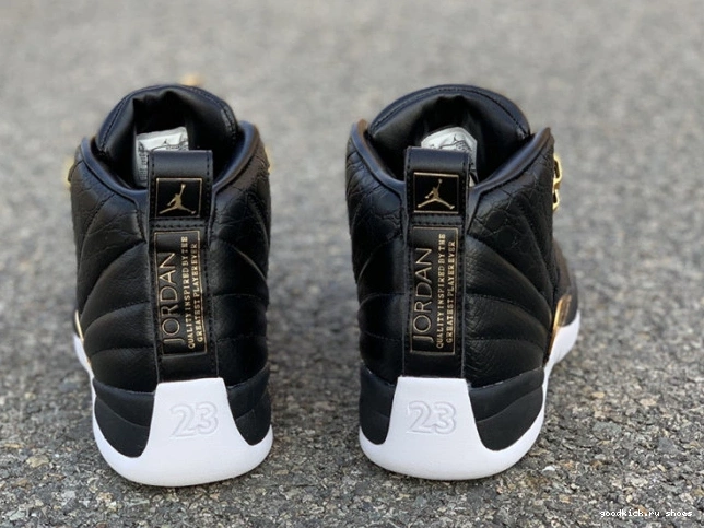 Rep Retro Gold-White 'Reptile' Metallic 12 Air Jordan Black AO6068-007 0715